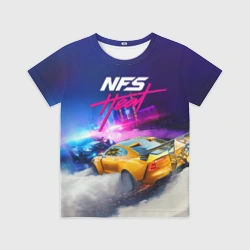 Детская футболка 3D Need for Speed - heat 2019