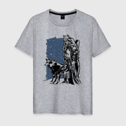 Мужская футболка хлопок Викинг и Волки