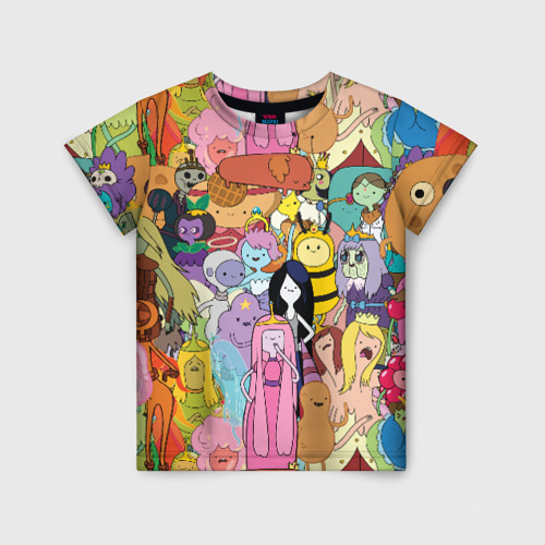 Детская футболка 3D Adventure time Фото 01 Детская футболка 3D Adventure time Фото 01