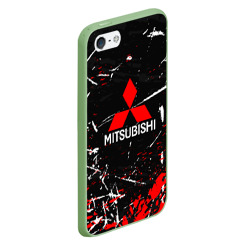 Чехол для iPhone 5/5S матовый Mitsubishi - фото 2