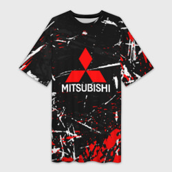 Платье-футболка 3D Mitsubishi