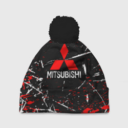 MITSUBISHI – Шапка 3D c помпоном с принтом купить