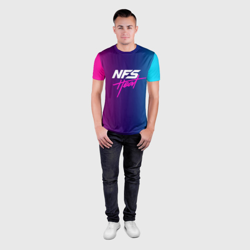 Мужская футболка 3D Slim NFS heat - фото 4