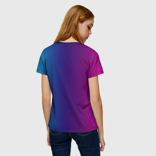 Женская футболка 3D с принтом NFS HEAT, вид сзади #2
