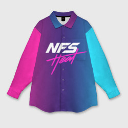 Мужская рубашка oversize 3D NFS heat