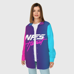 Женская рубашка oversize 3D NFS heat - фото 2