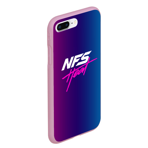 Чехол для iPhone 7Plus/8 Plus матовый NFS heat, цвет розовый - фото 3