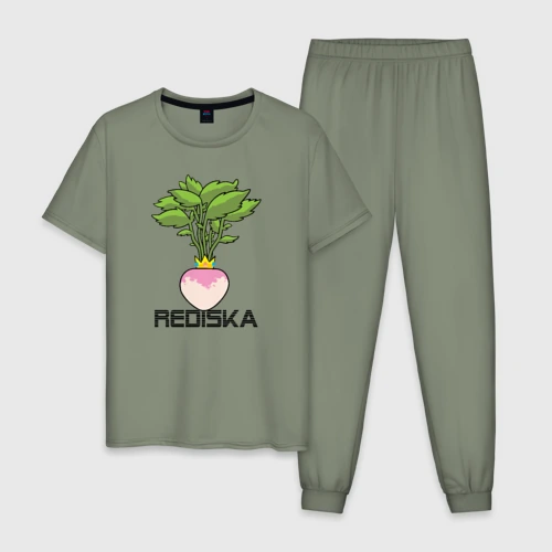 Мужская пижама хлопок Редиска