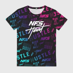 Женская футболка 3D NFS - heat 2019