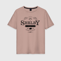 Женская футболка хлопок Oversize Shelby Company Limited