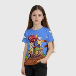 Детская футболка 3D Марио - фото 2