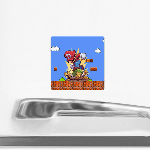 Магнит виниловый Квадрат Марио - фото 2