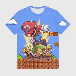 Мужская футболка 3D Марио