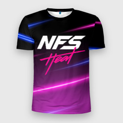 Мужская футболка 3D Slim NFS: Heat neon