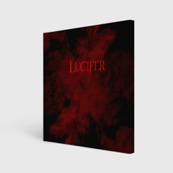 Холст квадратный Lucifer крылья