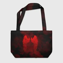 Пляжная сумка 3D Lucifer крылья