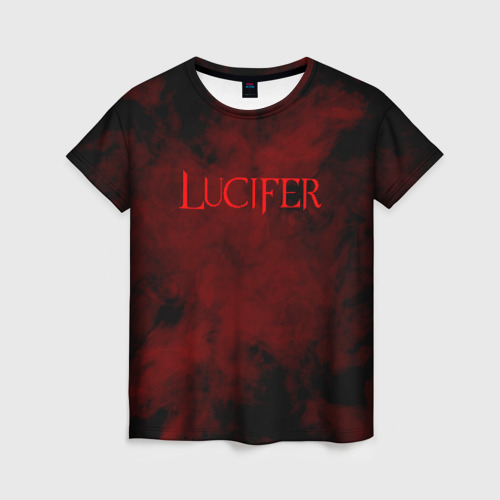 Женская футболка 3D Lucifer крылья, цвет 3D печать