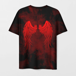 Мужская футболка 3D Lucifer крылья