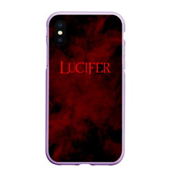 Чехол для iPhone XS Max матовый Lucifer крылья