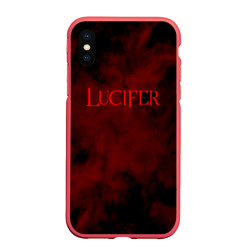 Чехол для iPhone XS Max матовый Lucifer крылья