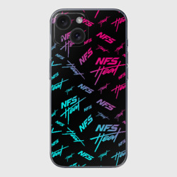 Чехол для iPhone 15 силиконовый с защитой камеры NFS: Heat 2019