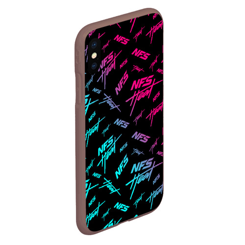 Чехол для iPhone XS Max матовый NFS: Heat 2019, цвет коричневый - фото 3