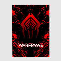 Постер Рюкзак Warframe red Stalker