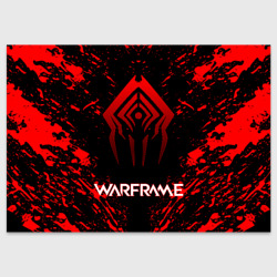 Поздравительная открытка Рюкзак Warframe red Stalker