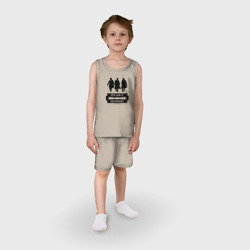 Детская пижама с шортами хлопок Острые козырьки - фото 2