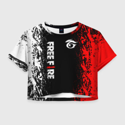 Женская футболка Crop-top 3D Garena free fire