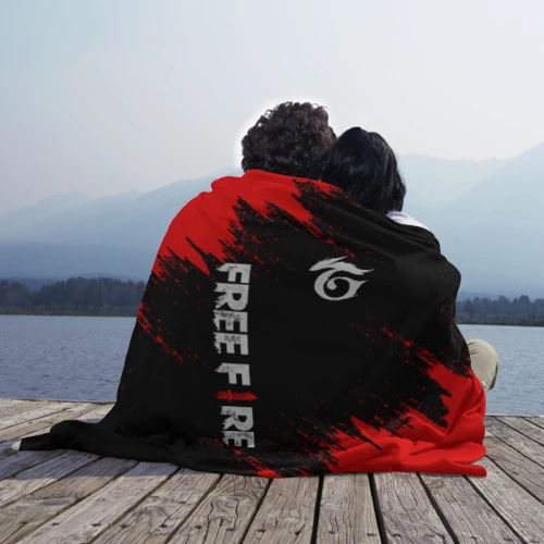 Плед 3D с принтом Garena free fire, вид сбоку #3