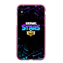 Чехол для iPhone XS Max матовый Brawl Stars