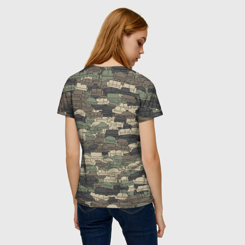 Женская футболка 3D Диванные войска, цвет 3D печать - фото 4