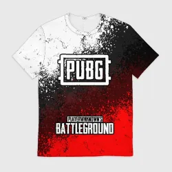 Мужская футболка 3D Рюкзак PUBG ПАБГ
