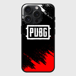 Чехол силиконовый для Apple iPhone 15 Pro Мax матовый PUBG