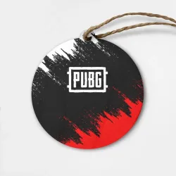Деревянная игрушка круг PUBG