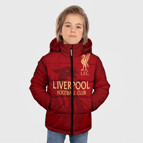 Зимняя куртка для мальчиков 3D Ливерпуль, цвет черный - фото 3