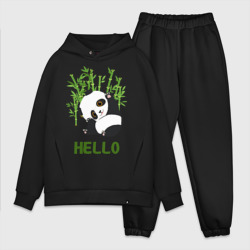 Мужской костюм oversize хлопок Panda Hello