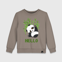 Детский свитшот хлопок Panda Hello