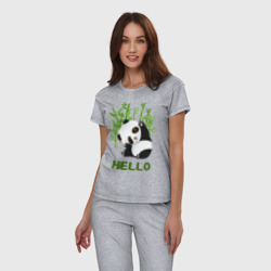 Женская пижама хлопок Panda Hello - фото 2