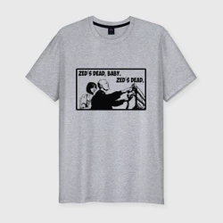 Мужская футболка хлопок Slim Zed is dead baby