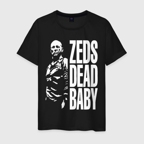 Мужская футболка хлопок Zed is dead baby, цвет черный