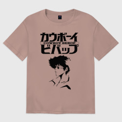 Женская футболка хлопок Oversize Cowboy Bebop
