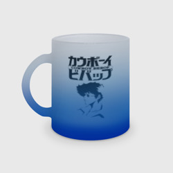 Кружка матовая стеклянная Cowboy Bebop
