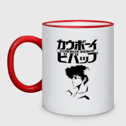 Кружка двухцветная Cowboy Bebop