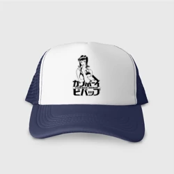 Кепка тракер с сеткой Cowboy Bebop logo