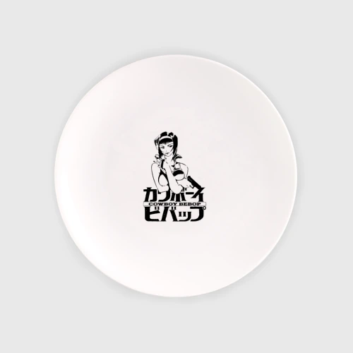 Тарелка Cowboy Bebop logo