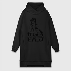 Платье-худи хлопок Cowboy Bebop logo
