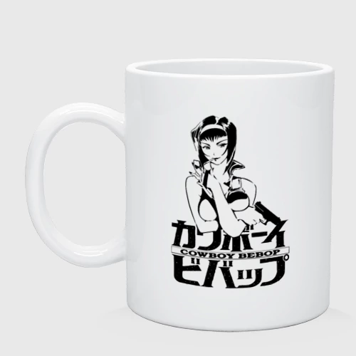 Кружка керамическая Cowboy Bebop logo