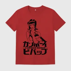 Мужская футболка хлопок Cowboy Bebop logo
